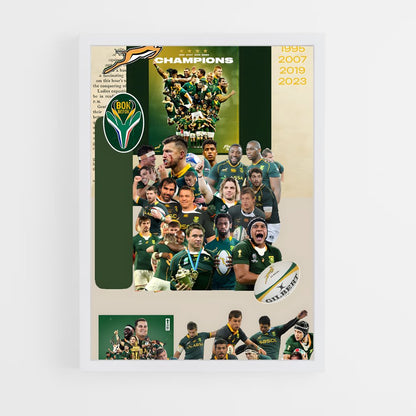 ap-south africa springboks-3 cadre Blanc