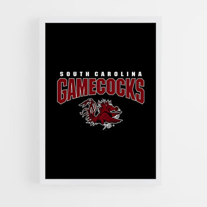 ap-south carolina gamecocks-1 cadre Blanc