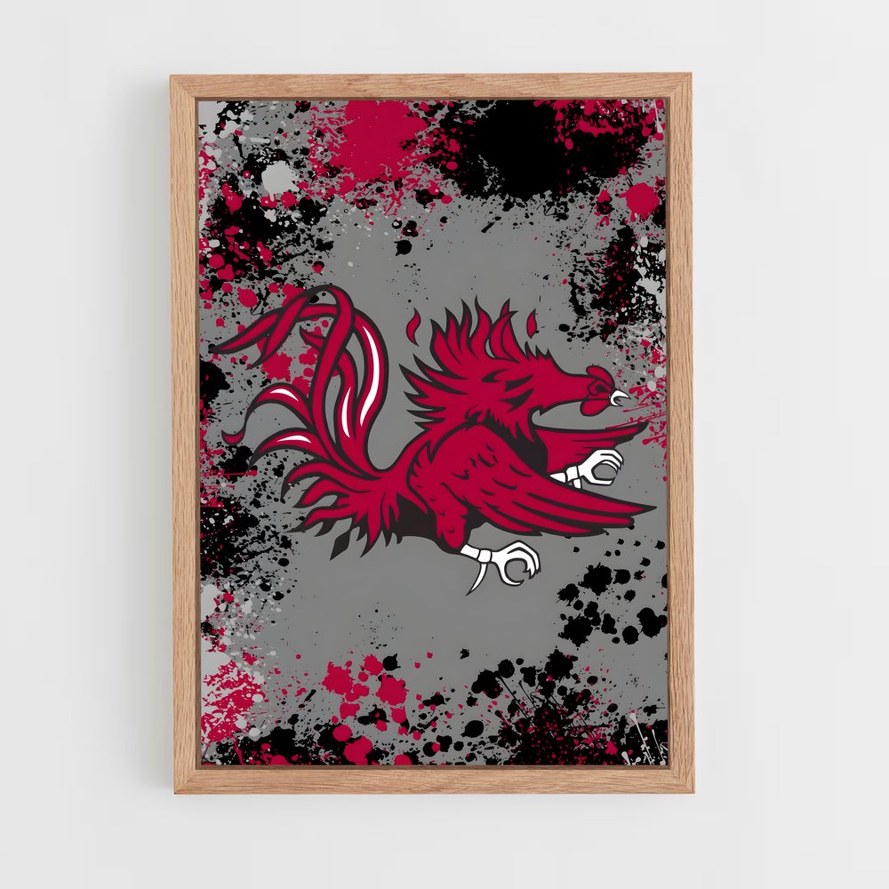 ap-south carolina gamecocks-2 cadre Bois clair