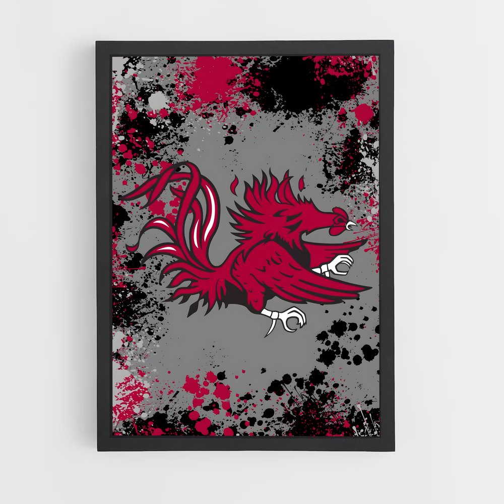 ap-south carolina gamecocks-2 cadre Noir