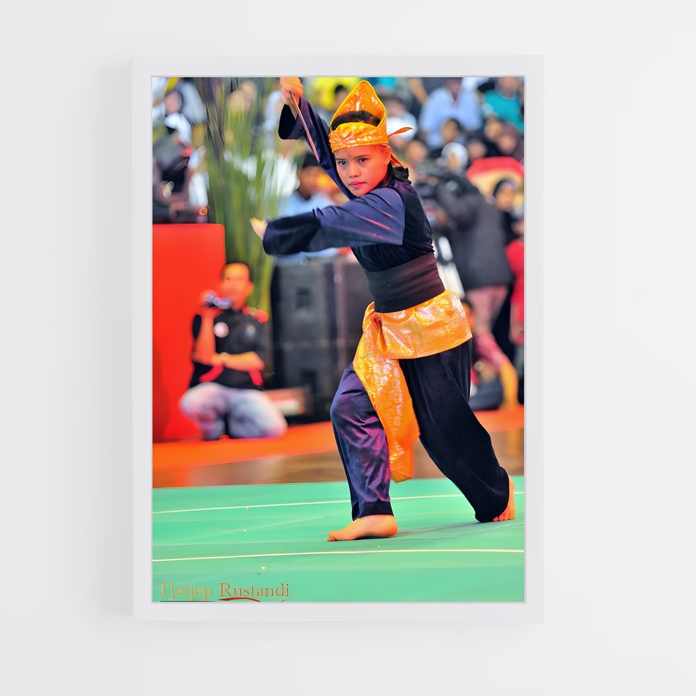 ap-southeast asian games pencak silat-2 cadre Blanc