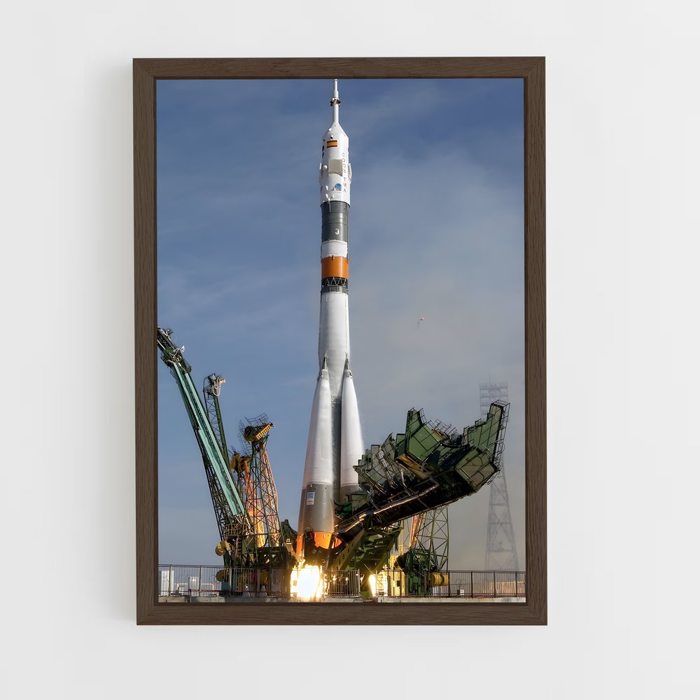 ap-soyuz spacecraft-1 cadre Bois foncé