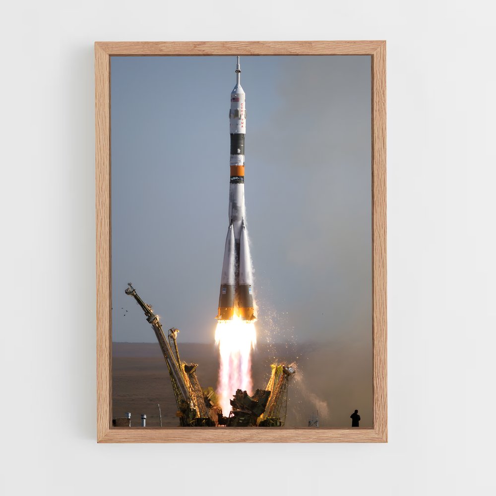 ap-soyuz spacecraft-3 cadre Bois clair