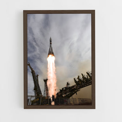 ap-soyuz spacecraft-4 cadre Bois foncé