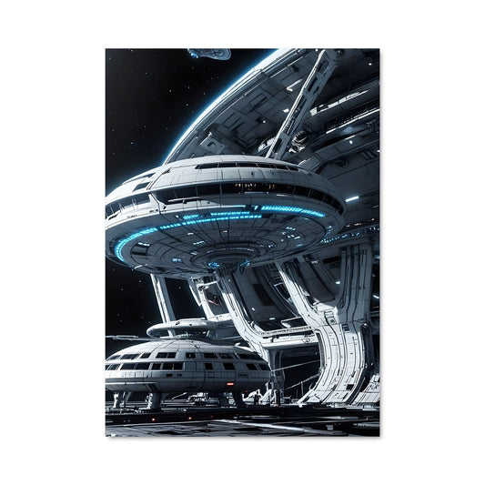 Poster Space stations 81086