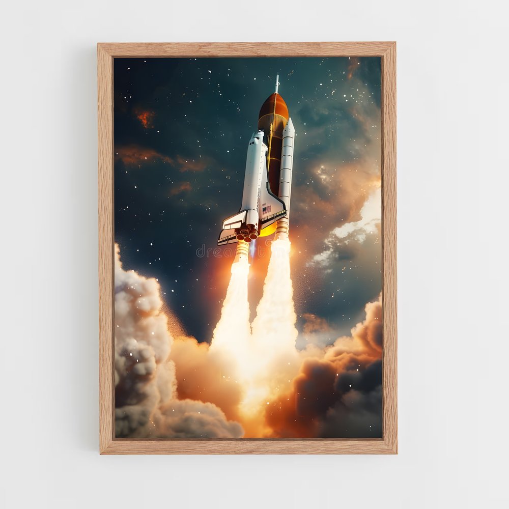 ap-space shuttle-10 cadre Bois clair