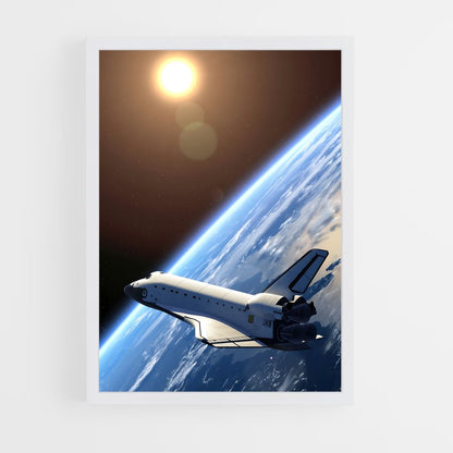 ap-space shuttle-3 cadre Blanc