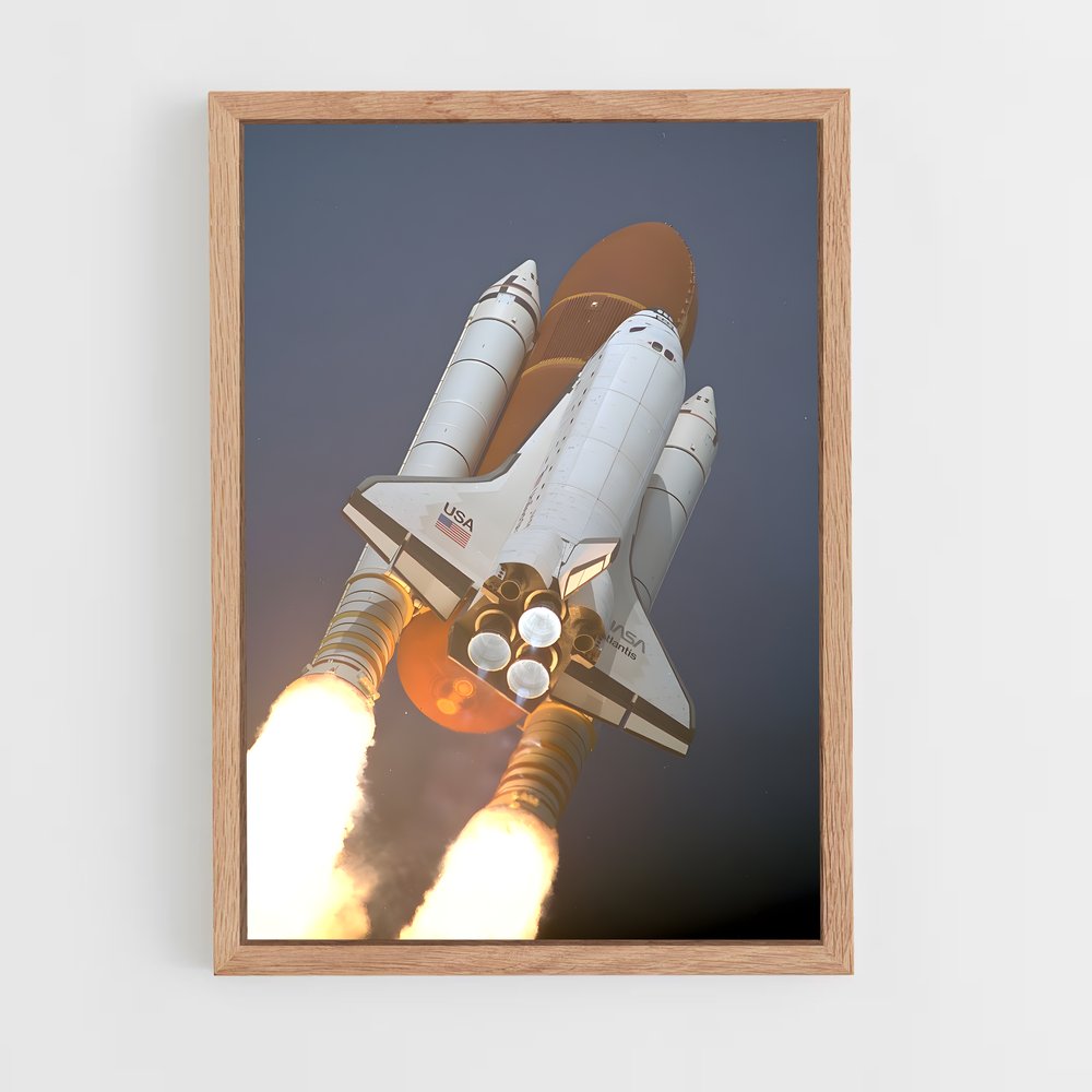 ap-space shuttle-4 cadre Bois clair