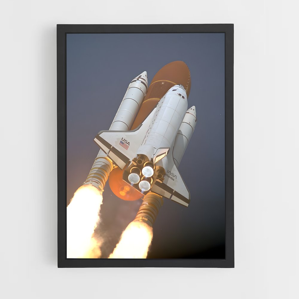 ap-space shuttle-4 cadre Noir