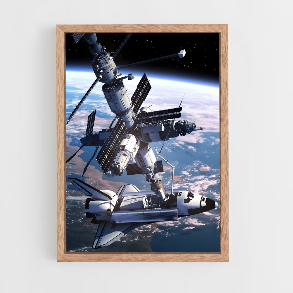 ap-space shuttle-7 cadre Bois clair