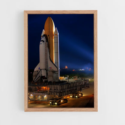 ap-space shuttle discovery-8 cadre Bois clair