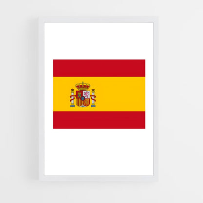 ap-spain flag-1 cadre Blanc