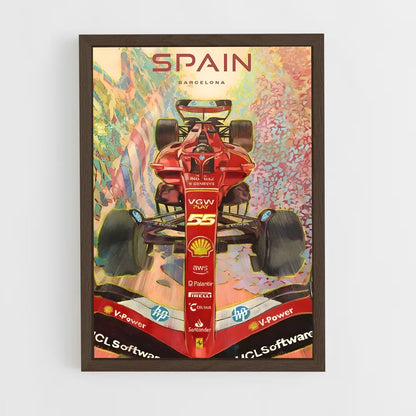 ap-spanish grand prix-1 cadre Bois foncé