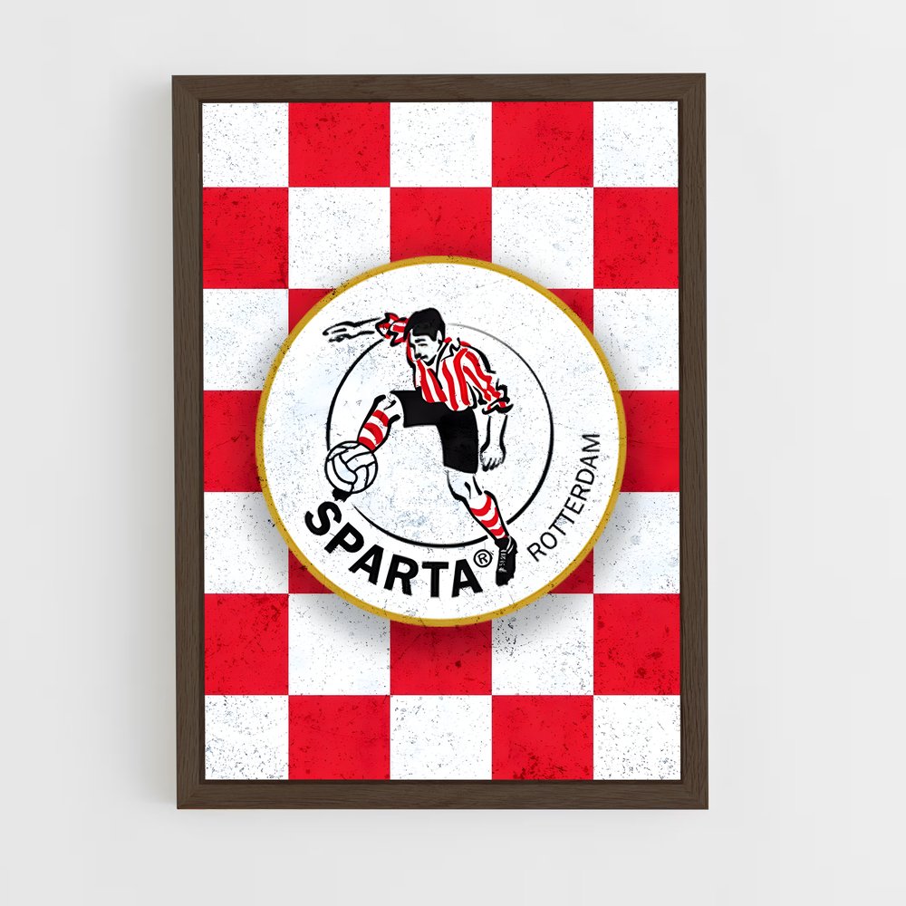 ap-sparta rotterdam-1 cadre Bois foncé