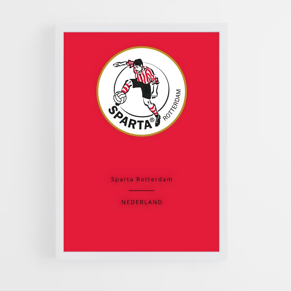 ap-sparta rotterdam-3 cadre Blanc