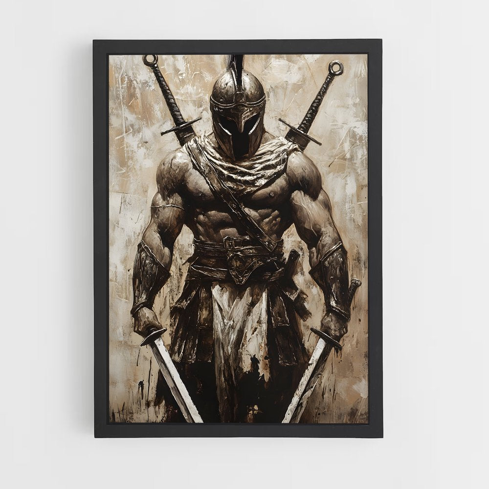 ap-spartan warrior-6 cadre Noir