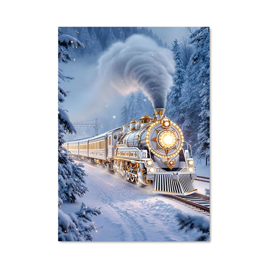 Poster Train des Neiges