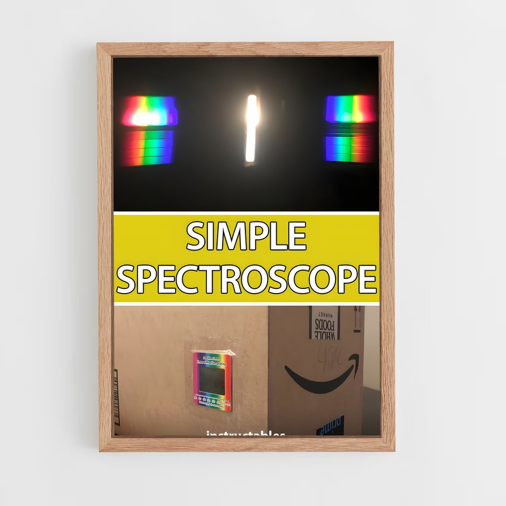 ap-spectroscope-3 cadre Bois clair