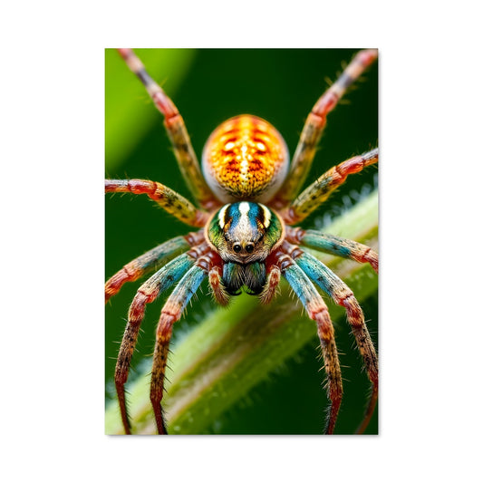 Poster Araignée Colorée