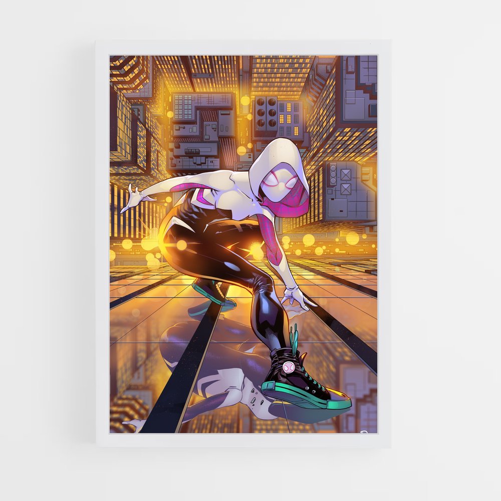ap-spider gwen-10 cadre Blanc