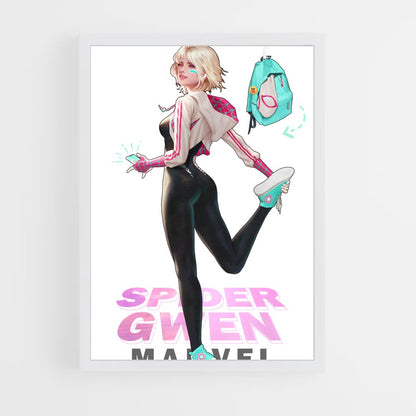 ap-spider gwen-5 cadre Blanc