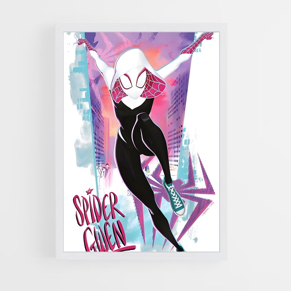 ap-spider gwen-8 cadre Blanc