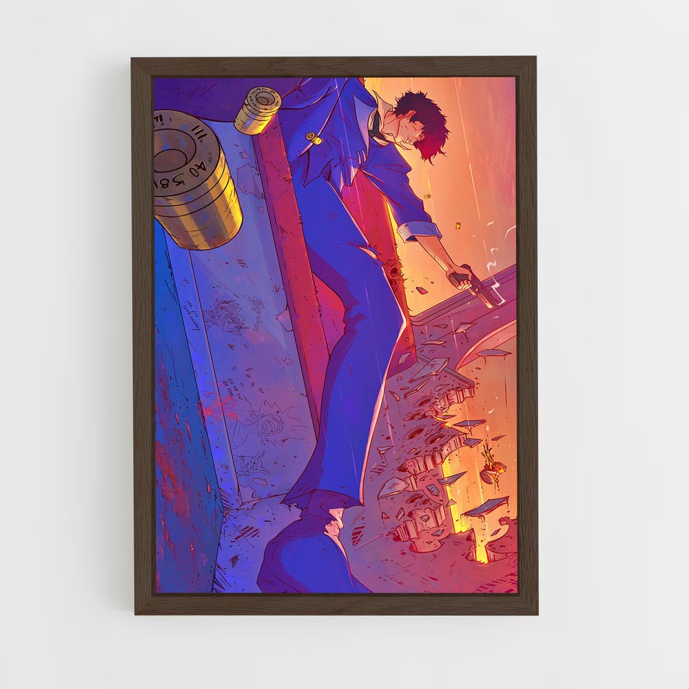 ap-spike spiegel-2 cadre Bois foncé