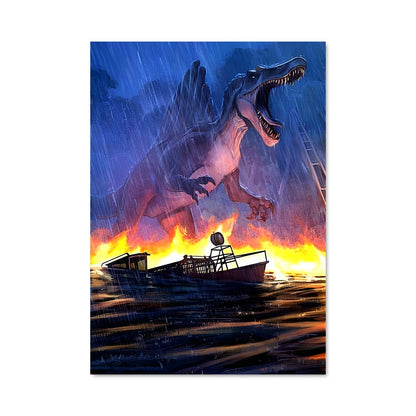 Poster L'Attaque du Spinosaurus