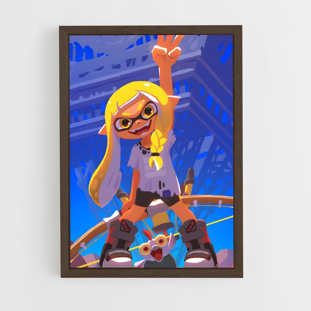 ap-splatoon-1 cadre Bois foncé