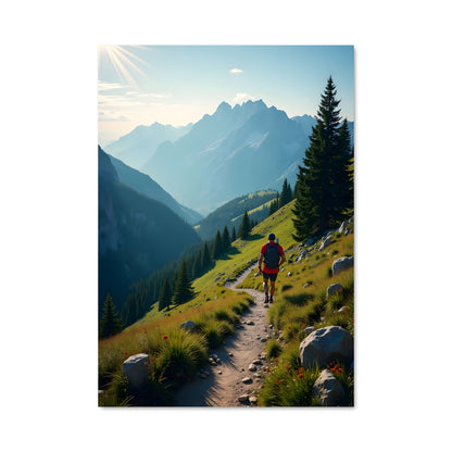 Poster Ascension Montagneuse