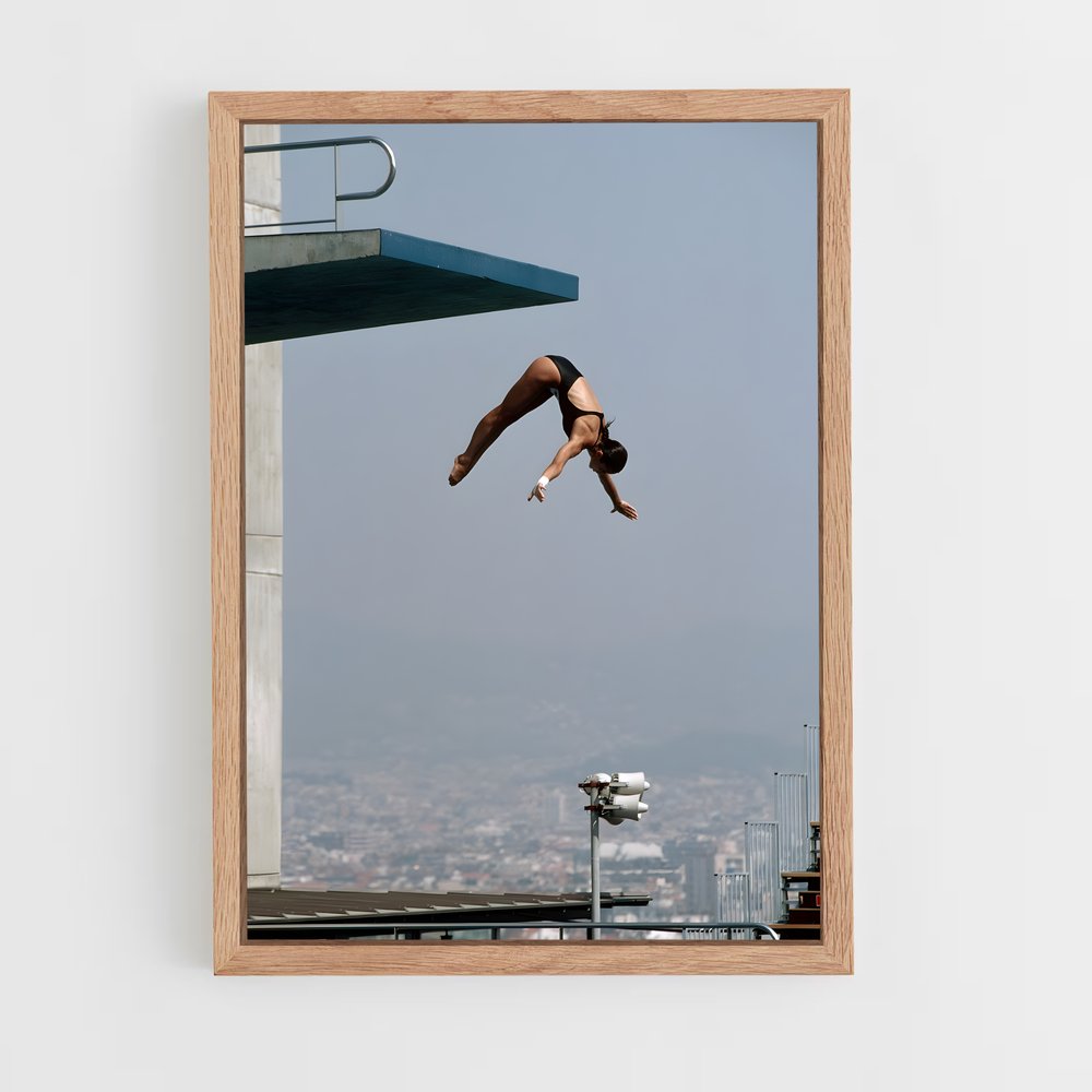 ap-springboard diving-1 cadre Bois clair