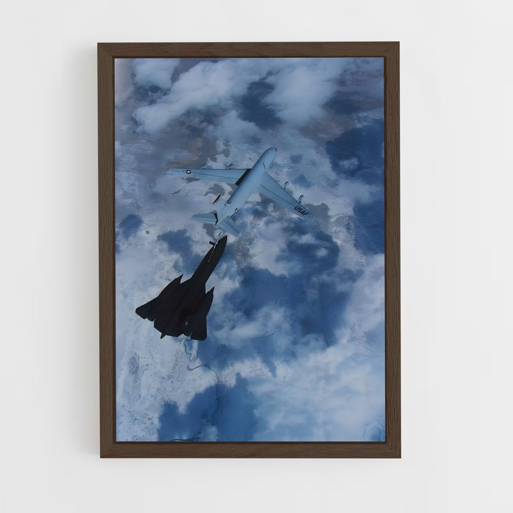 ap-spy planes-1 cadre Bois foncé