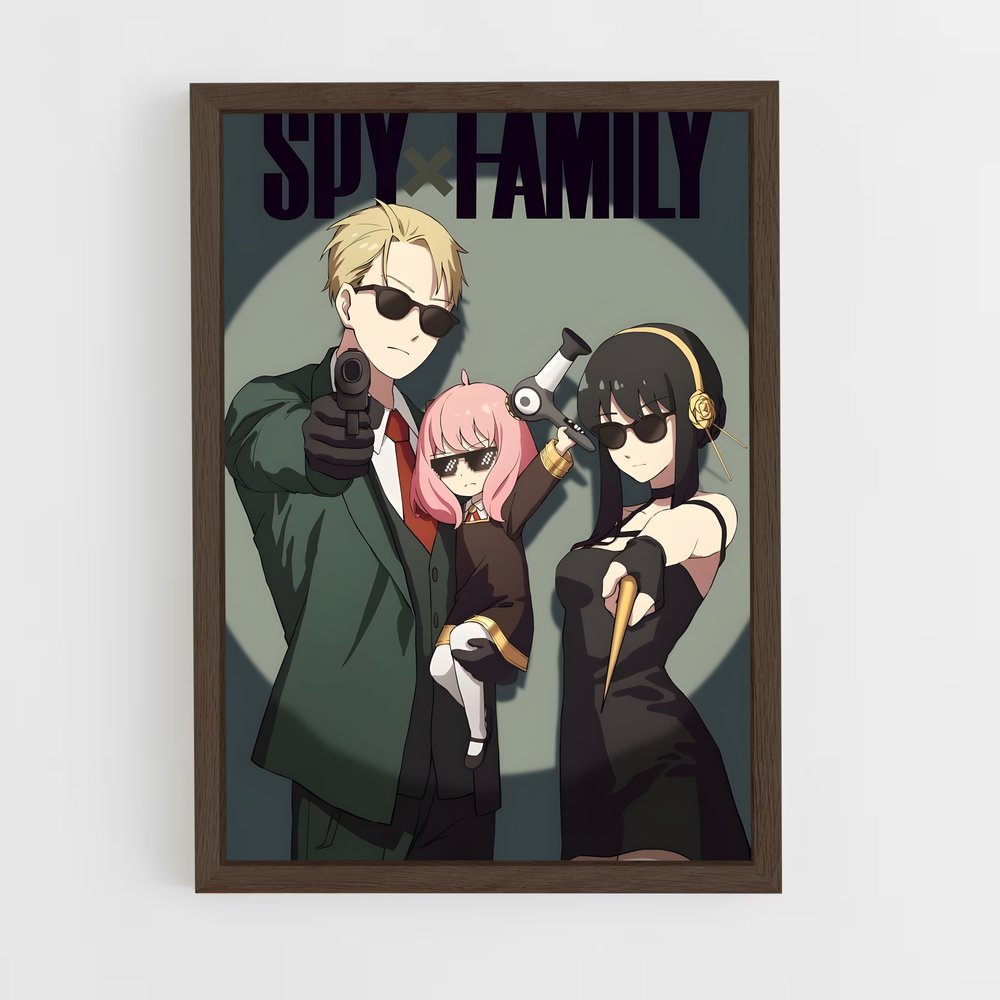 ap-spy x family-2 cadre Bois foncé