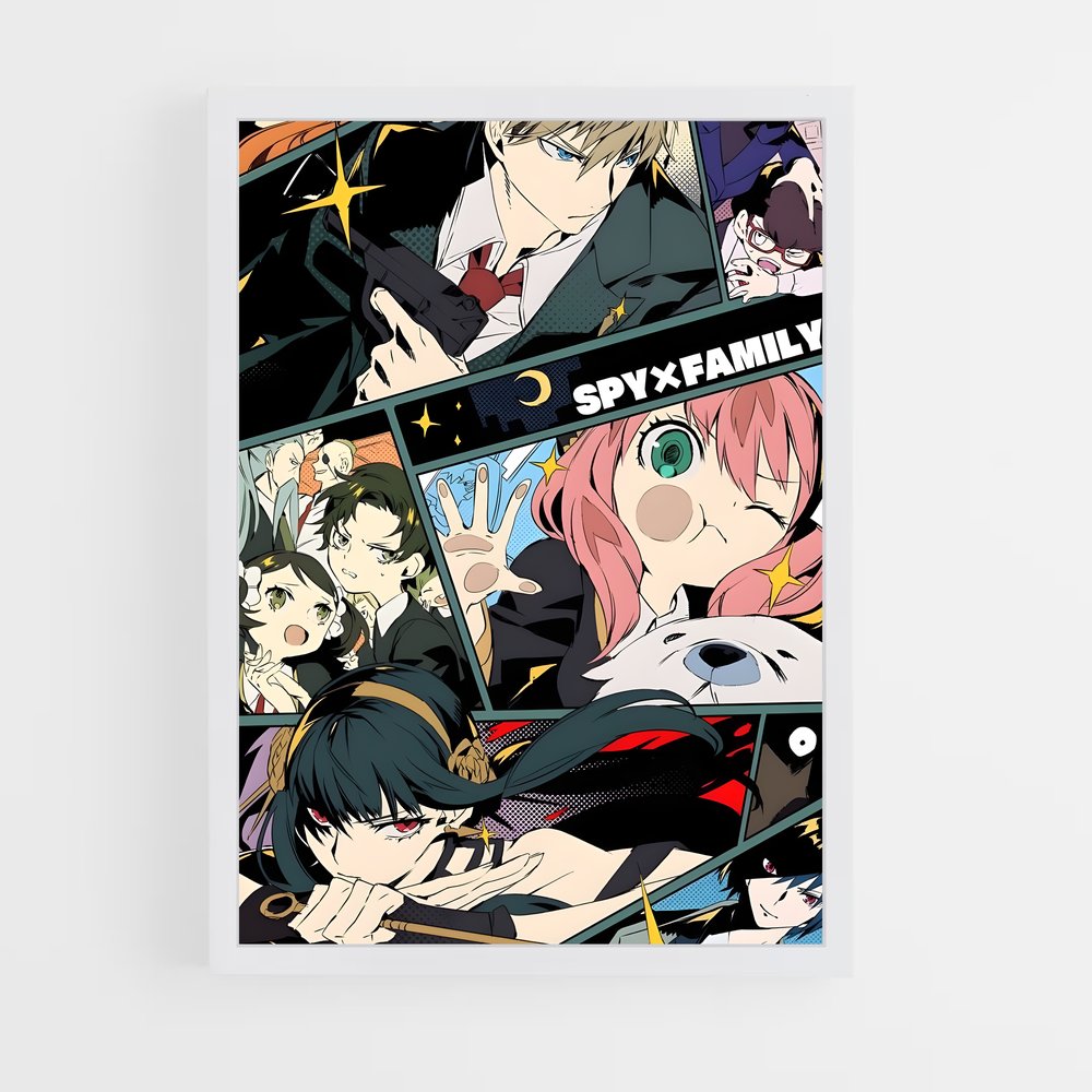 ap-spy x family-3 cadre Blanc