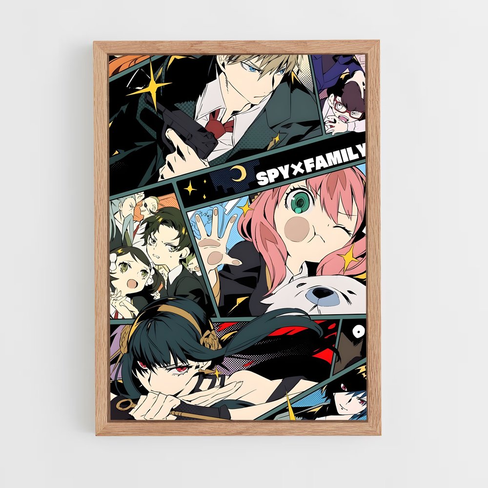ap-spy x family-3 cadre Bois clair