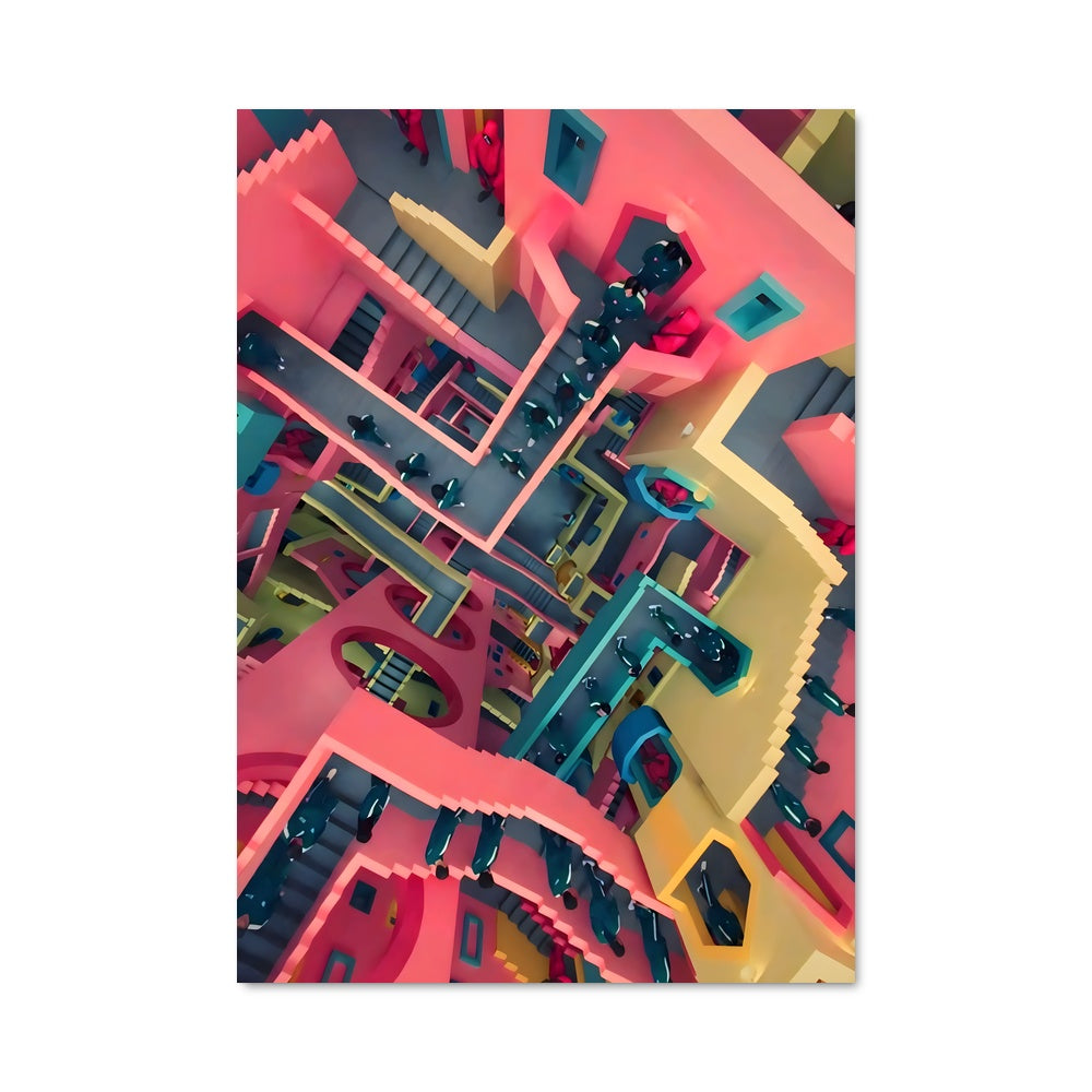 Poster Jeu de Couleurs