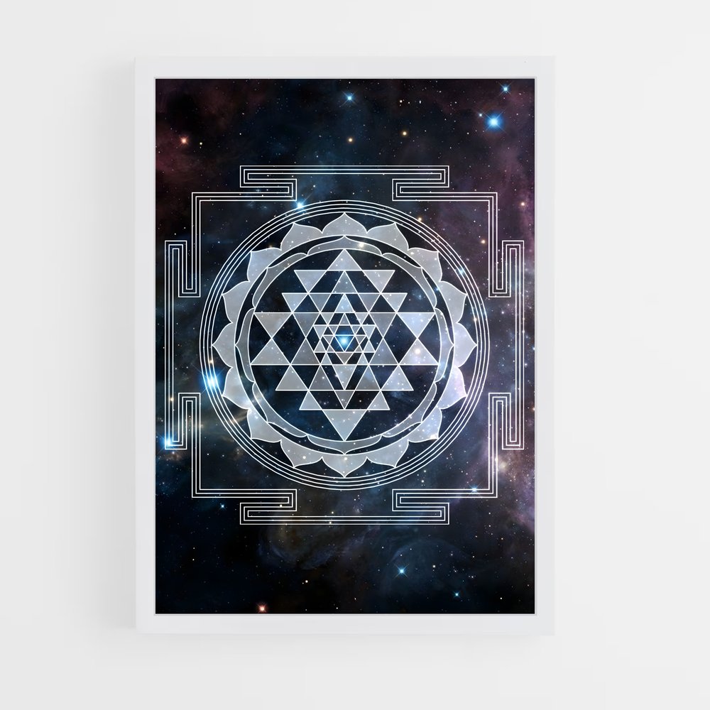 ap-sri yantra-1 cadre Blanc