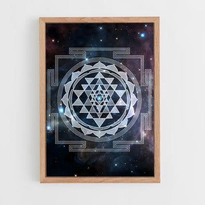 ap-sri yantra-1 cadre Bois clair