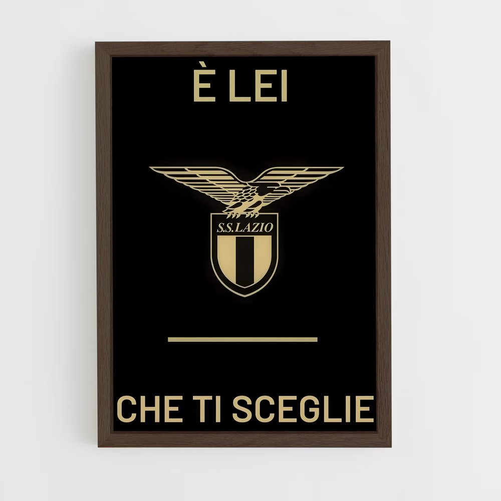 ap-ss lazio-6 cadre Bois foncé
