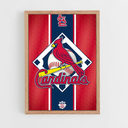 ap-st. louis cardinals-1 cadre Bois clair