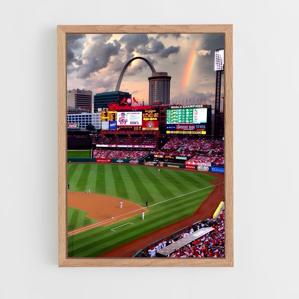 ap-st. louis cardinals-2 cadre Bois clair