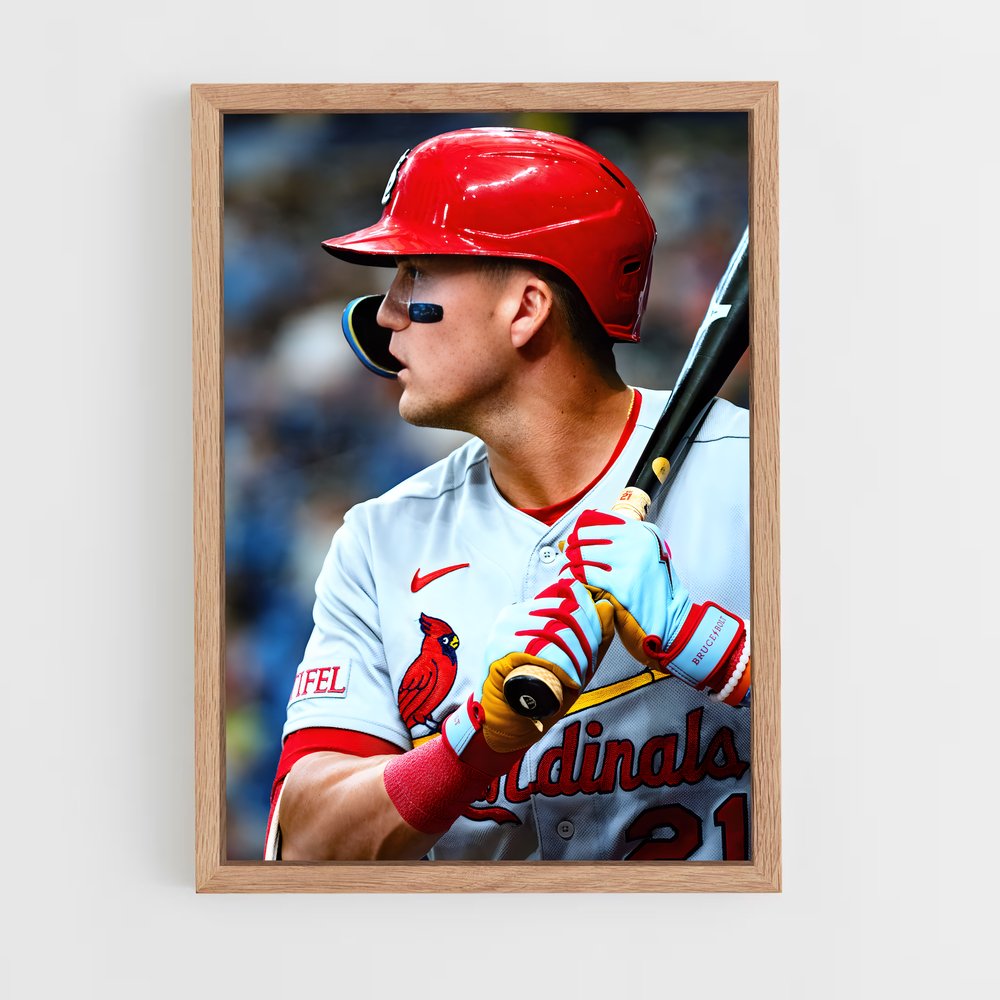 ap-st. louis cardinals-4 cadre Bois clair