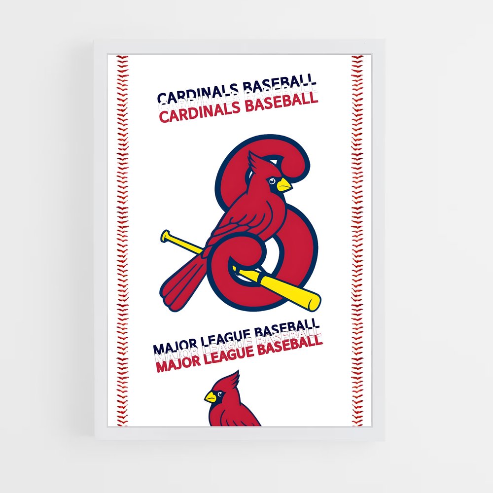 ap-st. louis cardinals-5 cadre Blanc