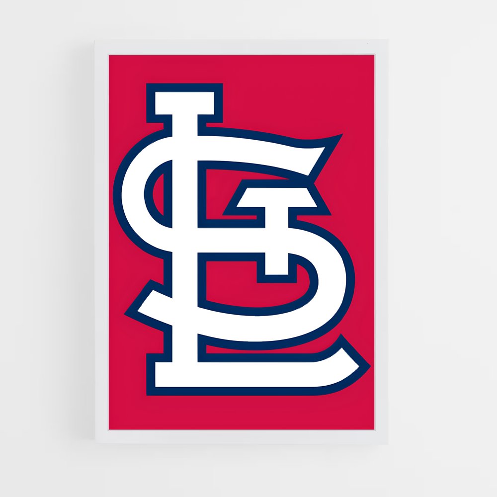 ap-st. louis cardinals-6 cadre Blanc