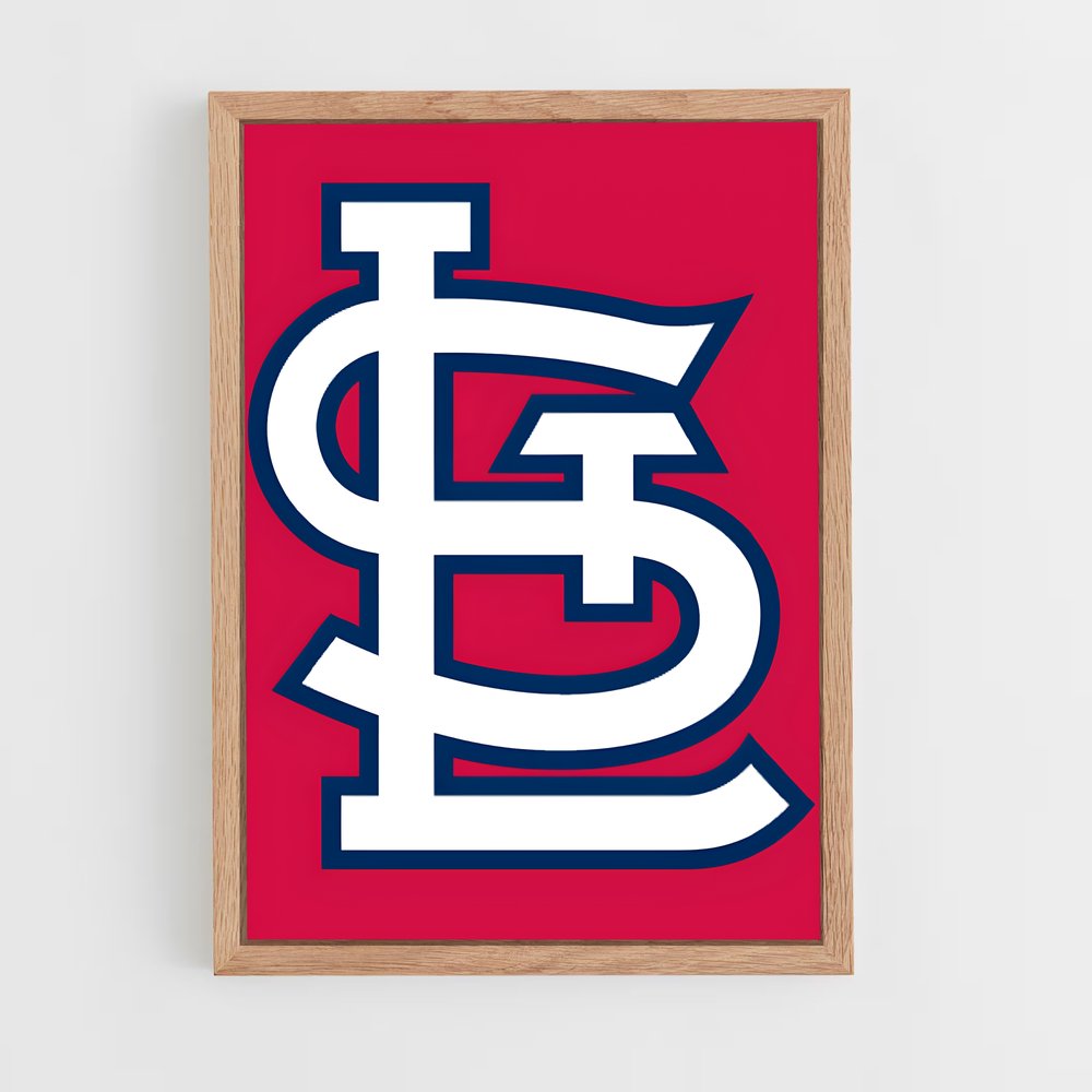 ap-st. louis cardinals-6 cadre Bois clair