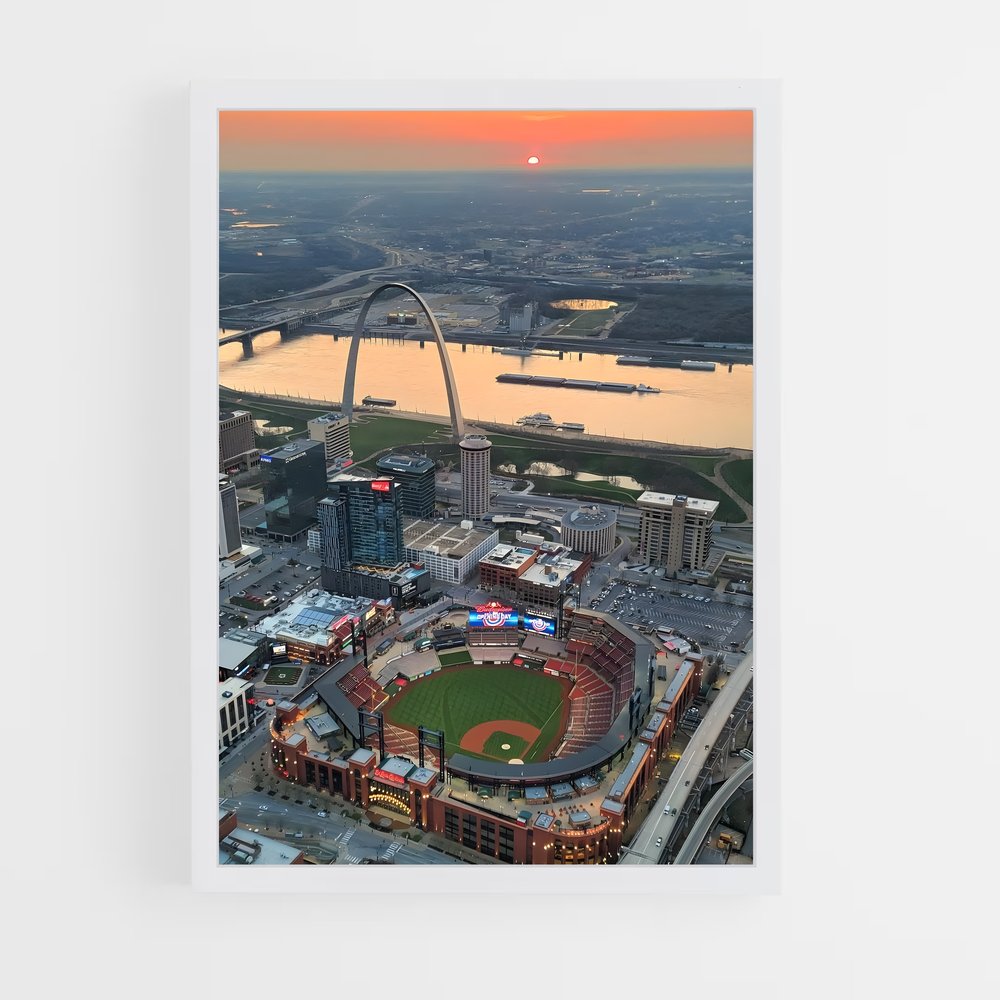 ap-st. louis cardinals-7 cadre Blanc