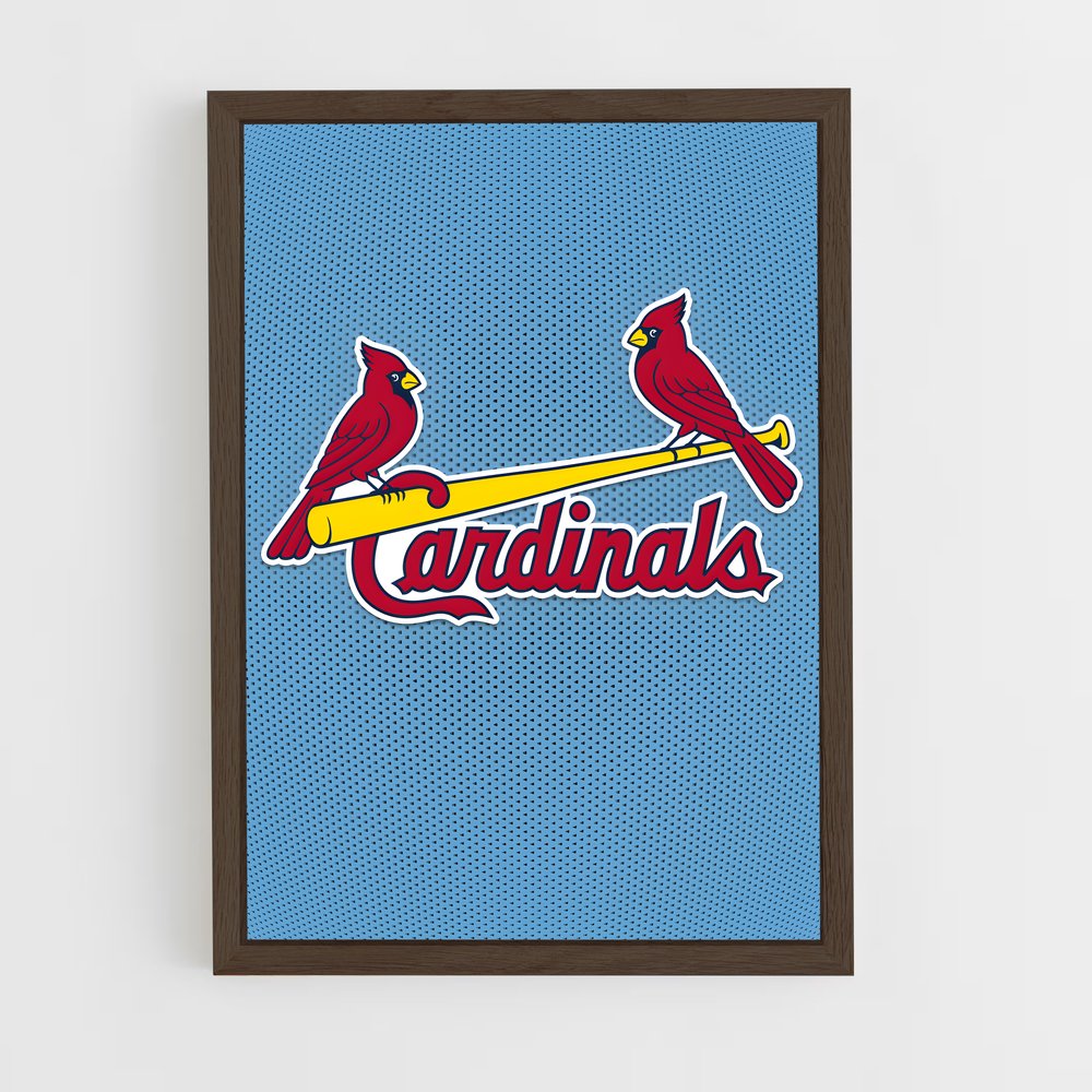 ap-st. louis cardinals-8 cadre Bois foncé