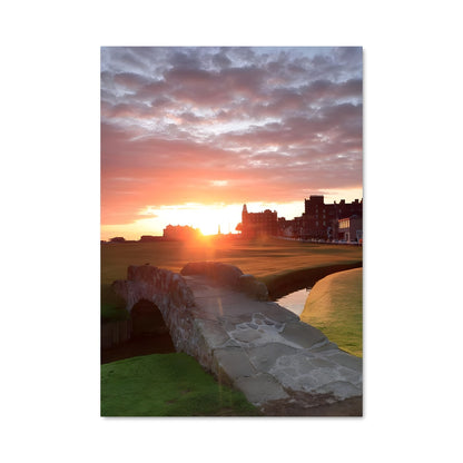 Poster Sunset on the 18th
