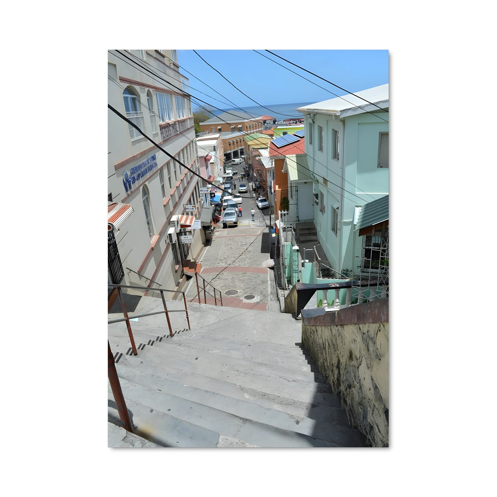 Poster Rue Ensoleillée