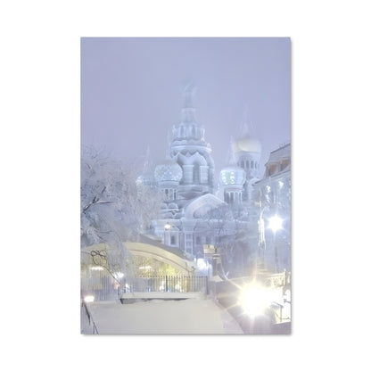 Poster Neige à Moscou